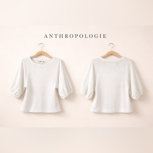 Anthropologie Dresses & Skirts - ANTHROPOLOGIE  Maeve White Balloon Sleeve Blouse
Anthropologie
Size: XS